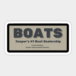 Road House: BOATS Sticker